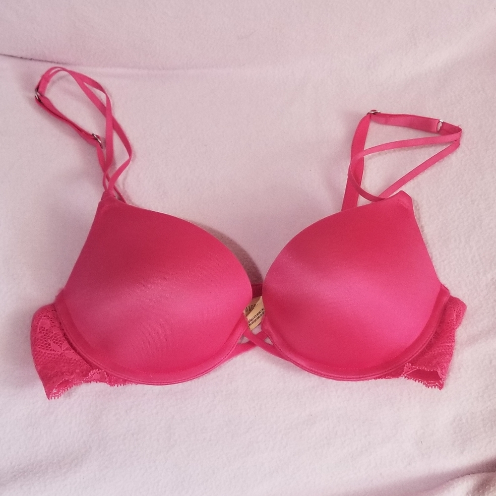 Aerie Hot Pink Maddie Bra 34A